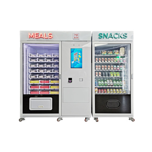 Combo meal vending machine drink big capacity touch screen